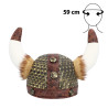 Vikingská prilba pre dospelých s kožušinou